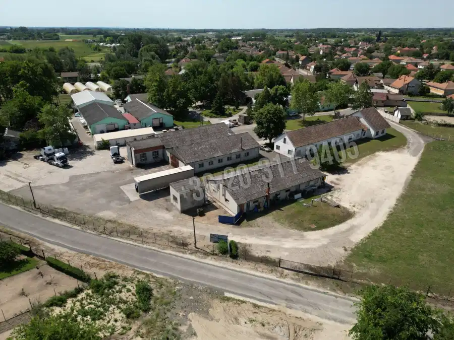 eladó ipari ingatlan, Domaszék